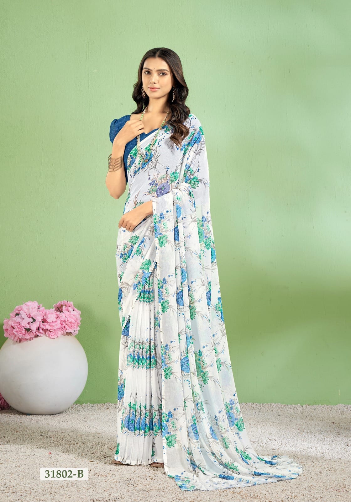 Star Chiffon 154 By Ruchi Printed Daily Wear Sarees Wholesale Market In Surat